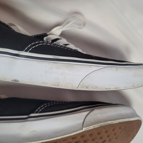 Vans Era Black White Unisex Shoes Size M 9.5 W 11 - Picture 9 of 14